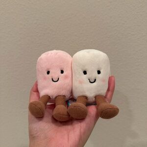 Jellycat Amuseables Pink And White Marshmallows